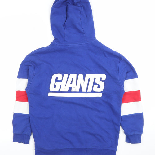 NFL Boys Blue 10-11 Years New York Giants Pullover Hoodie