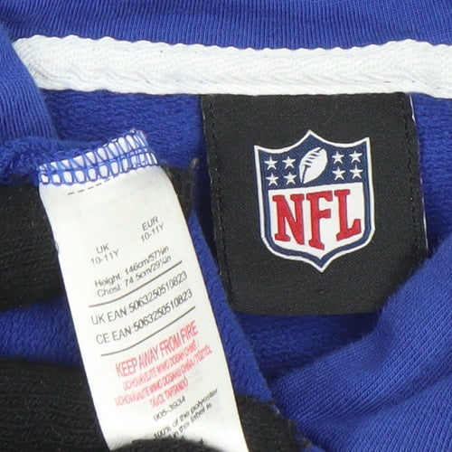 NFL Boys Blue 10-11 Years New York Giants Pullover Hoodie