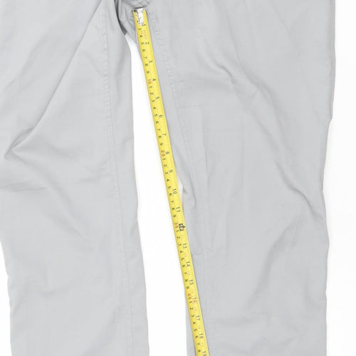 Decathlon Men’s Grey Chino Trousers Size M Regular Fit