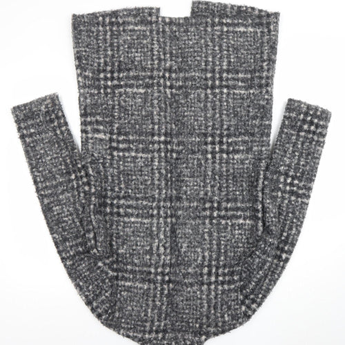 Dunnes Women Grey Check Mid-Length Coatigan Size S