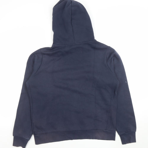 Diesel Women’s Navy Pullover Hoodie Medium Cotton Blend Authentic Logo