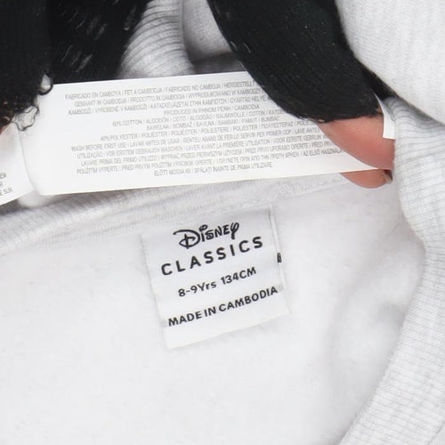 Disney Girls Grey Marie Aristocats Pullover Sweatshirt 8 Years