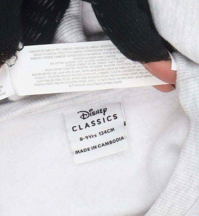 Disney Girls Grey Marie Aristocats Pullover Sweatshirt 8 Years