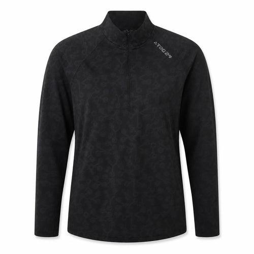 TOG24 Womens Black Arctic 1/4 Zip Long Sleeve Activewear Top Size M