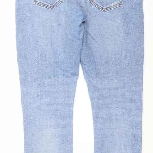 River Island Men’s Blue Skinny Distressed Denim Jeans 30W 30L