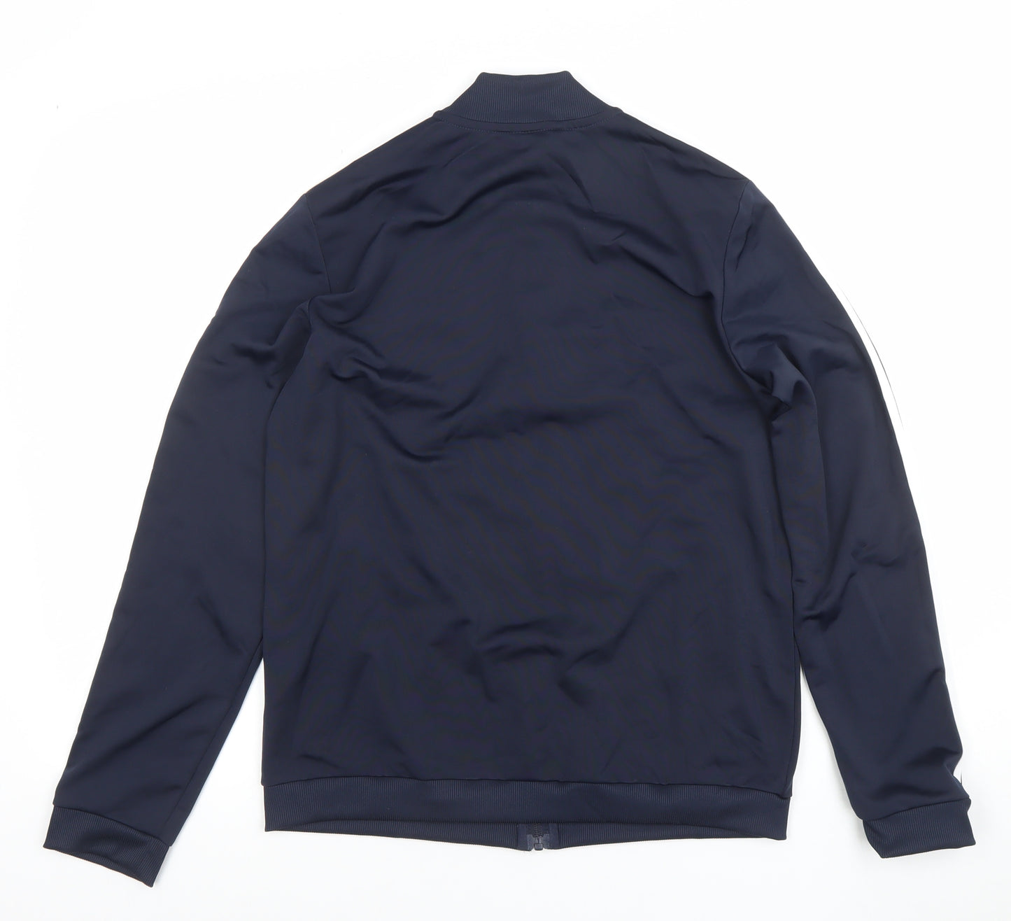 Adidas Women’s Navy Full Zip Hoodie M Sports Track Sweatshirt