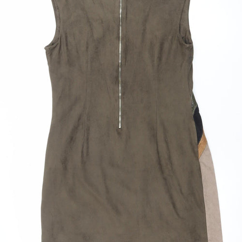 Stella Morgan Women’s Brown Chevron Shift Dress Size 12