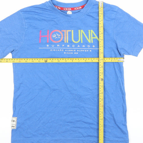 Hot Tuna Boys Blue Surfboards Graphic T-Shirt 11-12 Years Short Sleeve