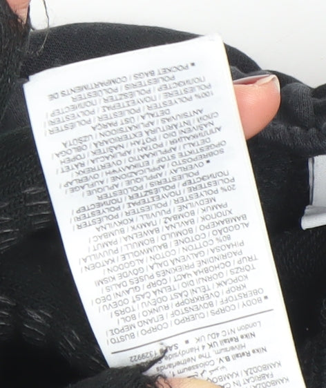 Nike Boys Black Athletic Shorts 10-11 Years Drawstring Breathable Activewear