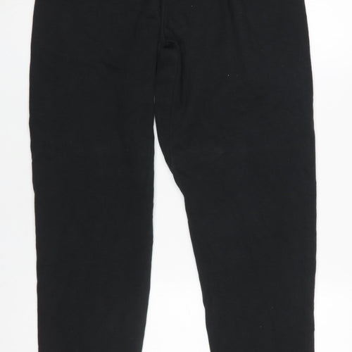Gymshark Women Black Jogger Trousers S Elastic Waist Comfy Fit