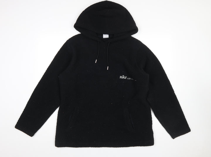 Nike Women’s Black Therma-Fit Fleece Pullover Hoodie Size L