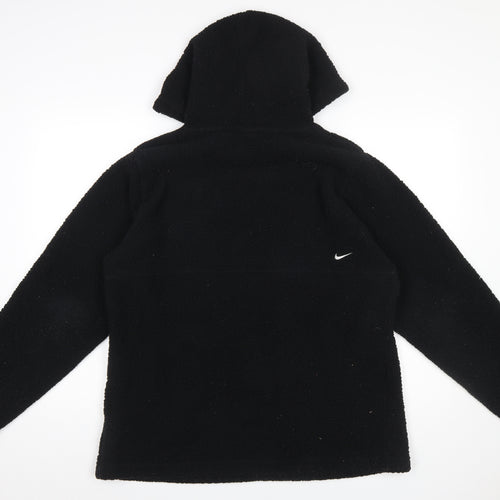 Nike Women’s Black Therma-Fit Fleece Pullover Hoodie Size L