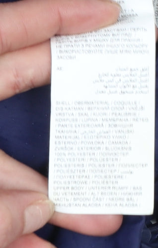 Puma Men's Blue M Windbreaker Hooded Lightweight Jacket