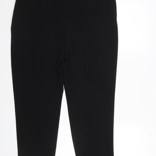 Marks and Spencer Autograph Women’s Black Pleated Belted Tapered Trousers UK 14