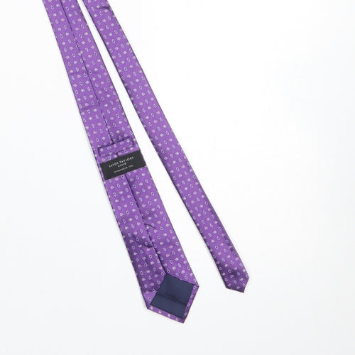 Savoy Taylors Guild Men's Purple Paisley Silk Tie - One Size