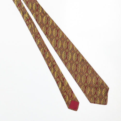 Greatwall Men's Multicoloured Silk Paisley Tie 176cm Classic Style