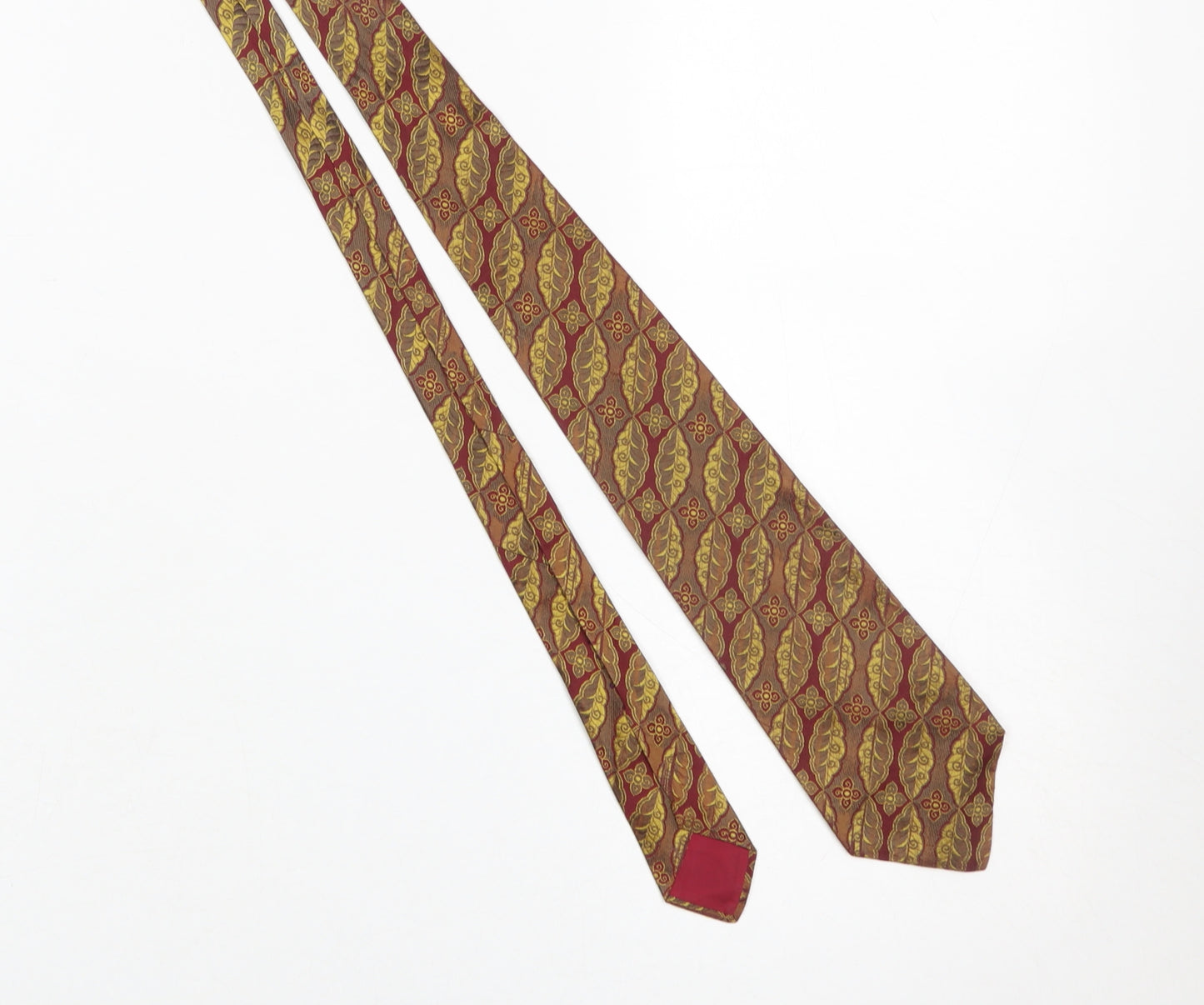 Greatwall Men's Multicoloured Silk Paisley Tie 176cm Classic Style