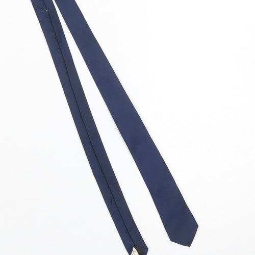 Burton Men’s Blue Slim Tie Polyester Woven One Size