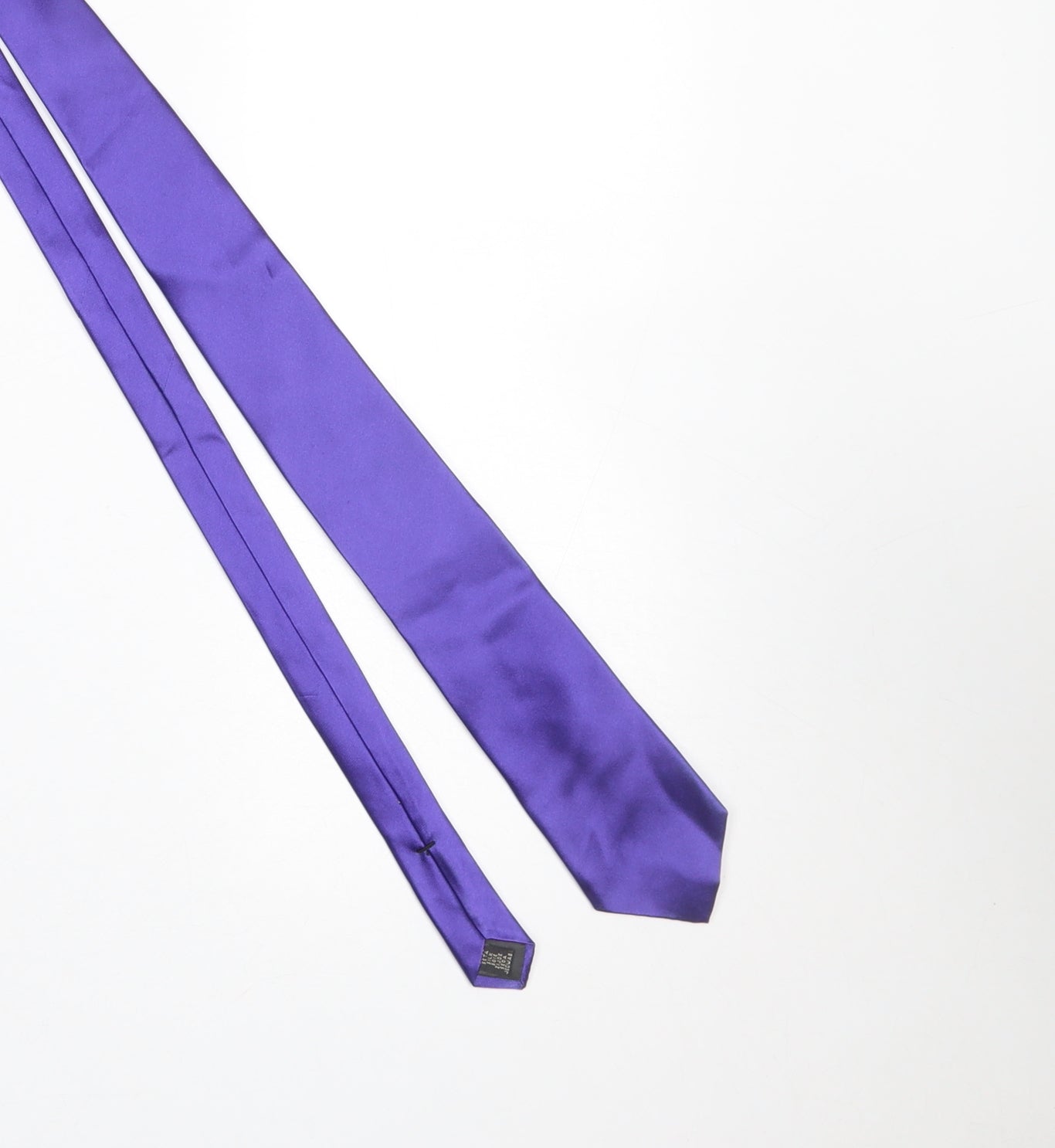 Calvin Klein Men's Purple Silk Slim Tie