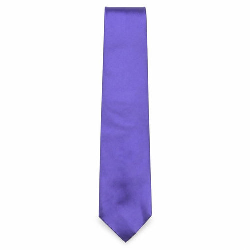 Calvin Klein Men's Purple Silk Slim Tie