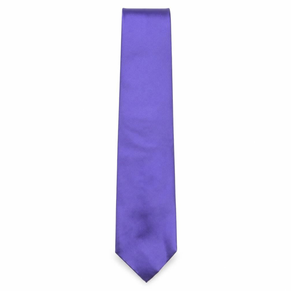 Calvin Klein Men's Purple Silk Slim Tie
