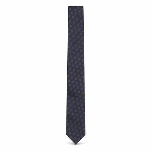 Kenneth Cole New York Men's Blue Polka Dot Slim Silk Tie One Size