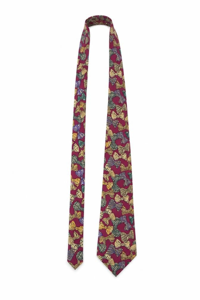 Front view of Gibson Price Expression by Severini Men's Multicoloured Silk Tie