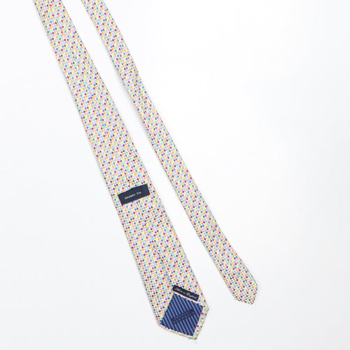 Charles Tyrwhitt Men's Multicoloured Slim Silk Tie Made in England