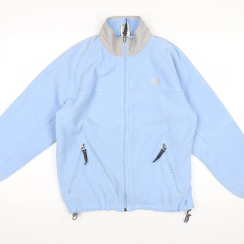 The North Face Boys Blue Fleece Full Zip Jacket L Youth Outdoor