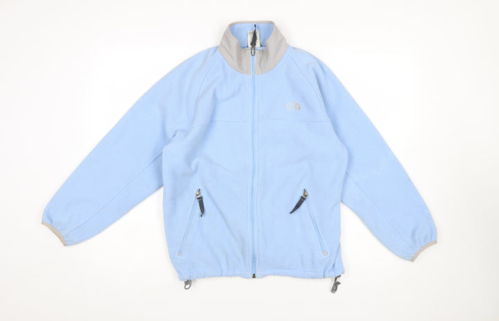 The North Face Boys Blue Fleece Full Zip Jacket L Youth Outdoor
