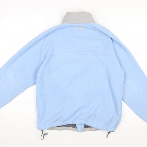 The North Face Boys Blue Fleece Full Zip Jacket L Youth Outdoor