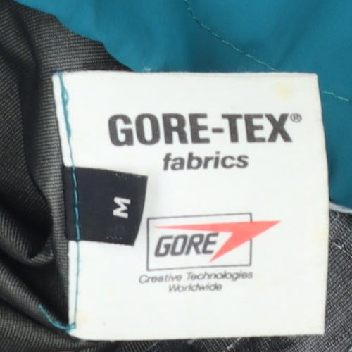 Mountain Range Mens Green Waterproof Hooded Rain Coat Jacket M