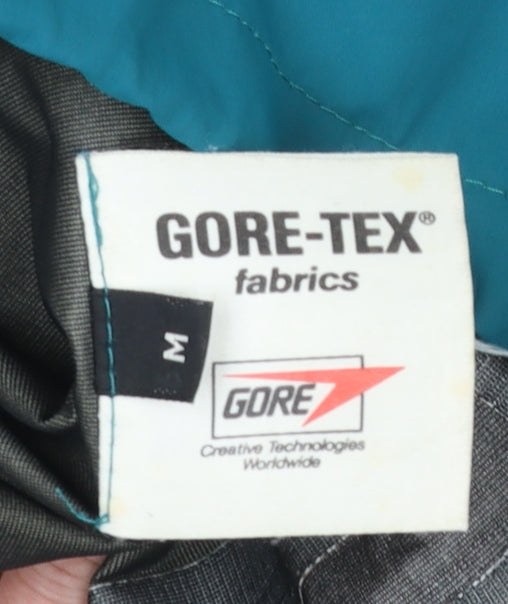 Mountain Range Mens Green Waterproof Hooded Rain Coat Jacket M