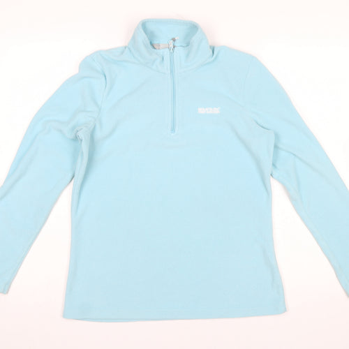 Regatta Women’s Blue Fleece 1/2 Zip Pullover Sweatshirt UK 10