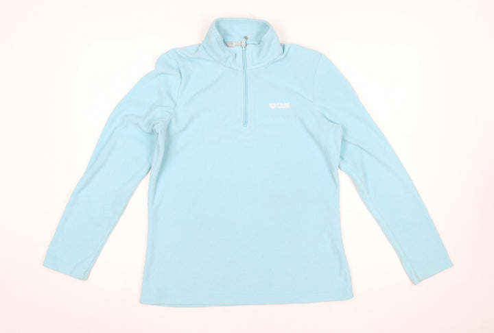 Regatta Women’s Blue Fleece 1/2 Zip Pullover Sweatshirt UK 10