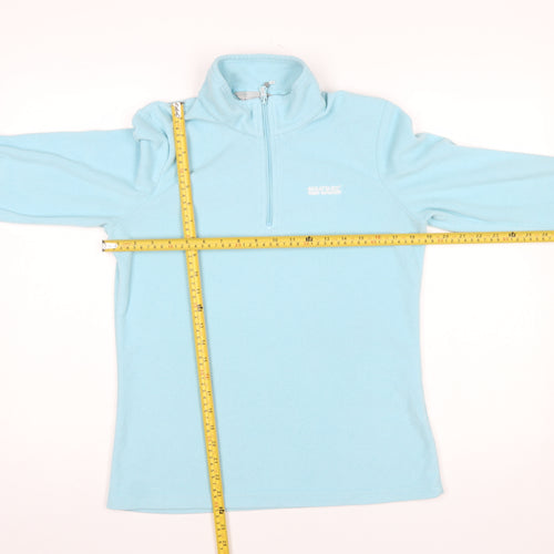 Regatta Women’s Blue Fleece 1/2 Zip Pullover Sweatshirt UK 10