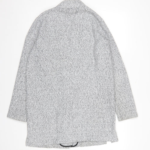 Principles Women's Grey Size 14 Long Sleeve Knit Open Cardigan