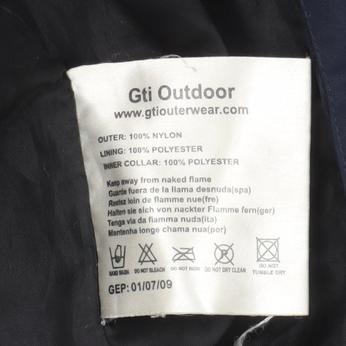 Gti Outdoor Womens Blue Pink Size 16 Waterproof Ski Jacket Hooded