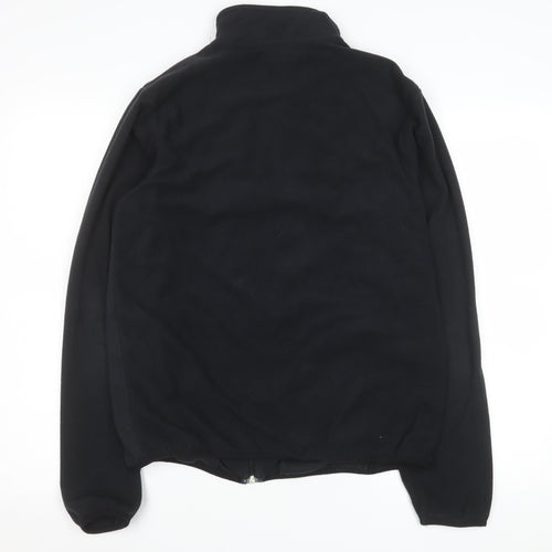 Kappa Men's Black Fleece Full Zip Jacket Medium Regular Fit