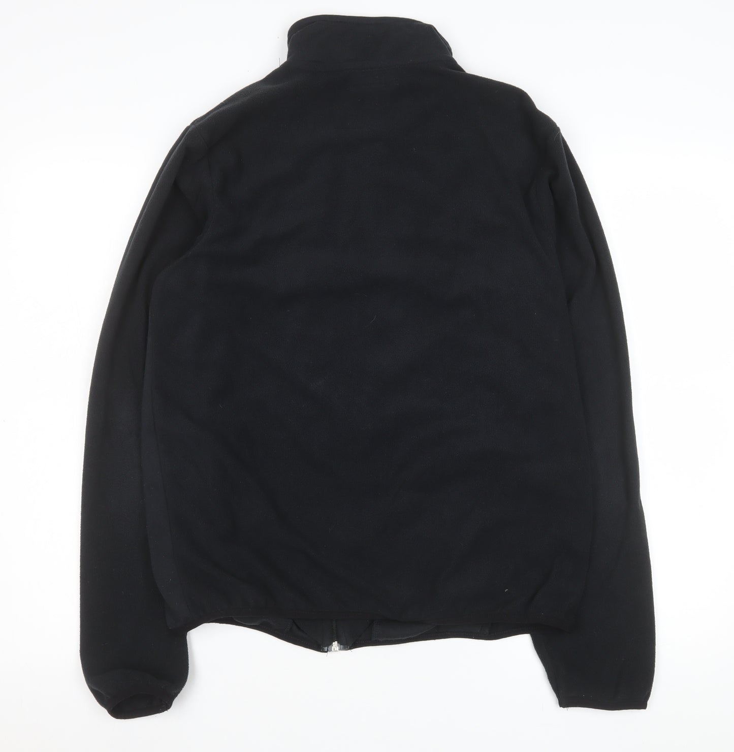 Kappa Men's Black Fleece Full Zip Jacket Medium Regular Fit