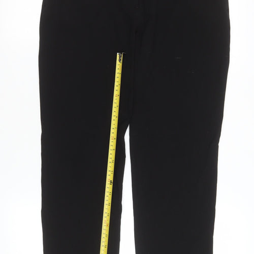 H&M Women's Black Slim Trousers Size 10 Stretch Workwear