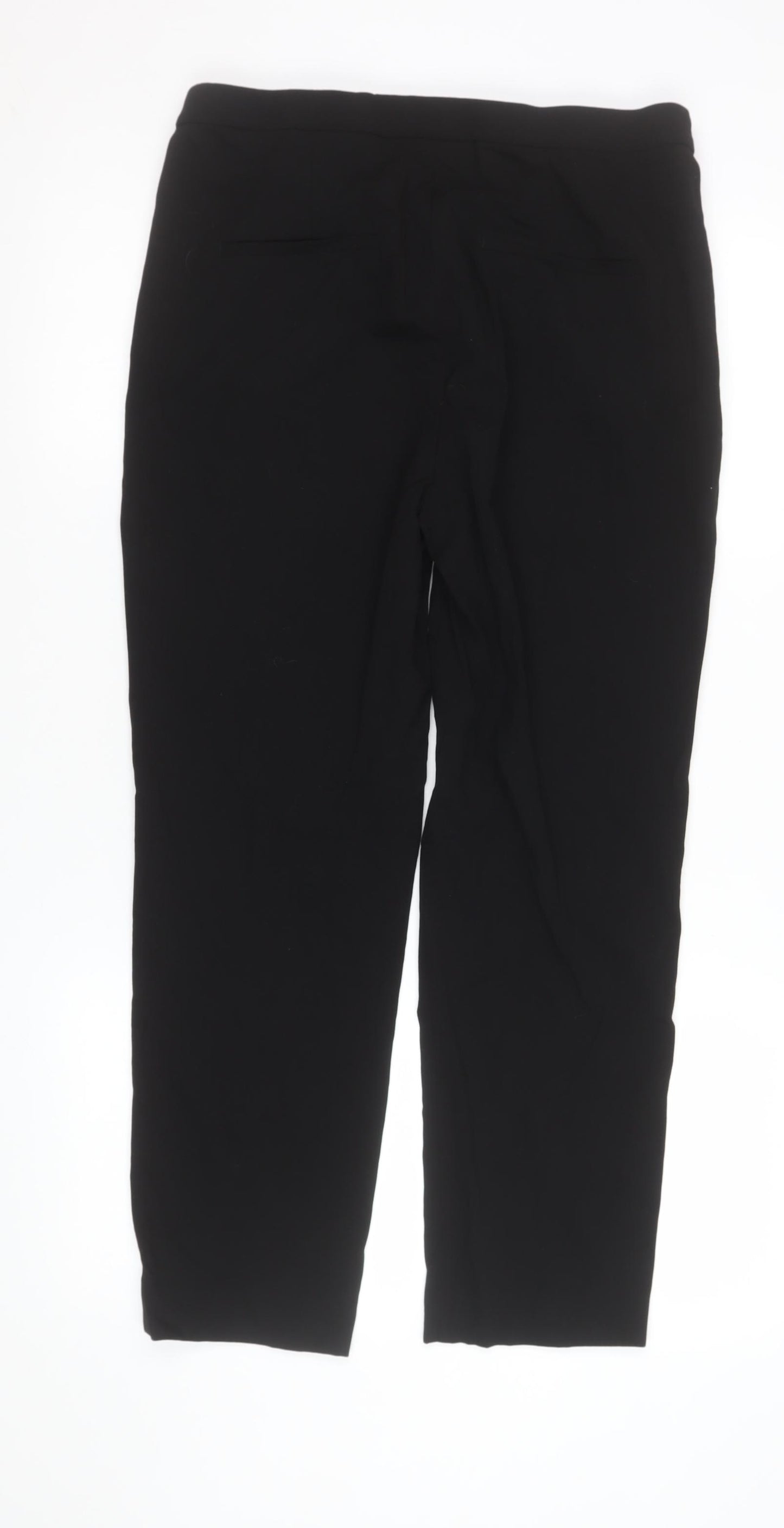 H&M Women's Black Slim Trousers Size 10 Stretch Workwear