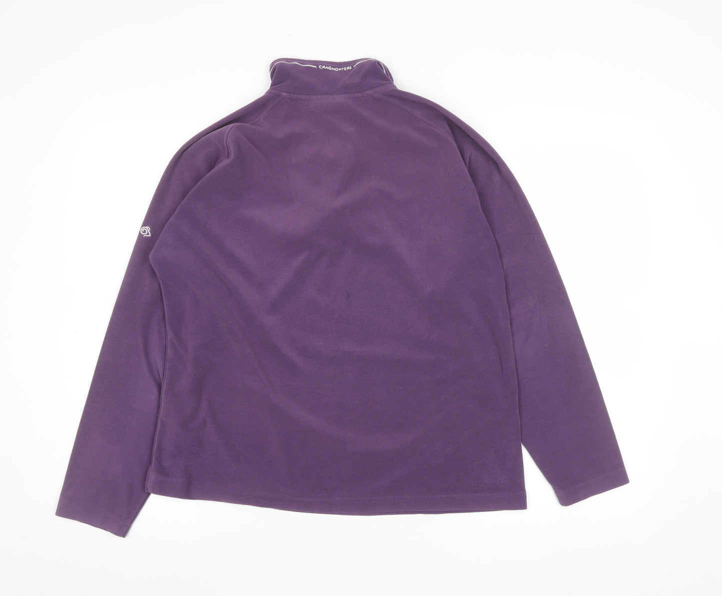 Craghoppers Women’s Purple Fleece 1/4 Zip Sweatshirt UK 14