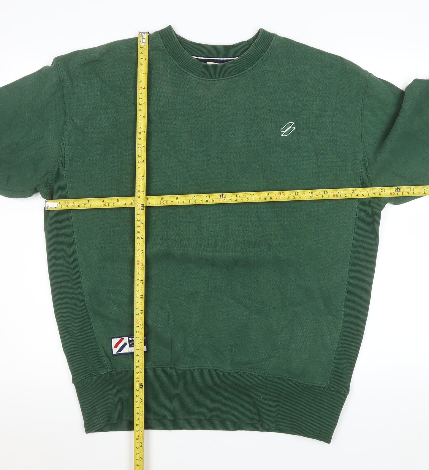 Superdry Men's Green XS Pullover Crew Neck Sweatshirt