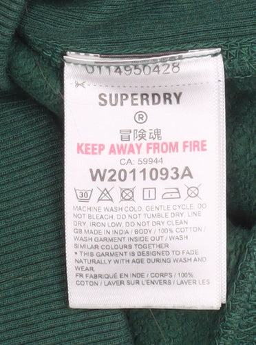 Superdry Men's Green XS Pullover Crew Neck Sweatshirt