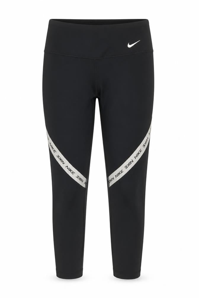 Nike Womens Black Ankle Leggings M Stretch Sports Activewear