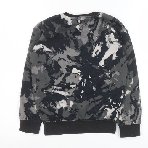 Adidas Girls Multicoloured Tie Dye Logo Pullover Sweatshirt 7-8 Years