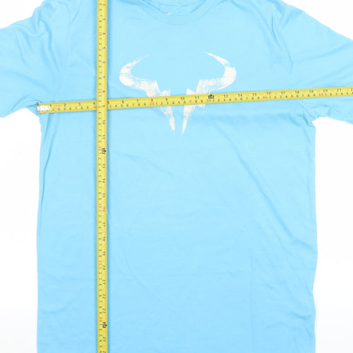 Nike Womens Blue Dri-Fit Athletic T-Shirt Medium Sports Top