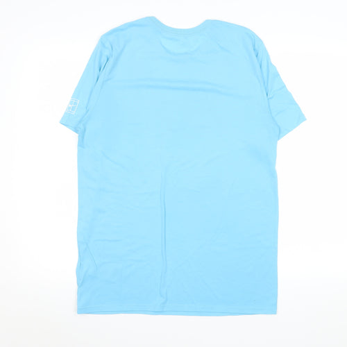 Nike Womens Blue Dri-Fit Athletic T-Shirt Medium Sports Top