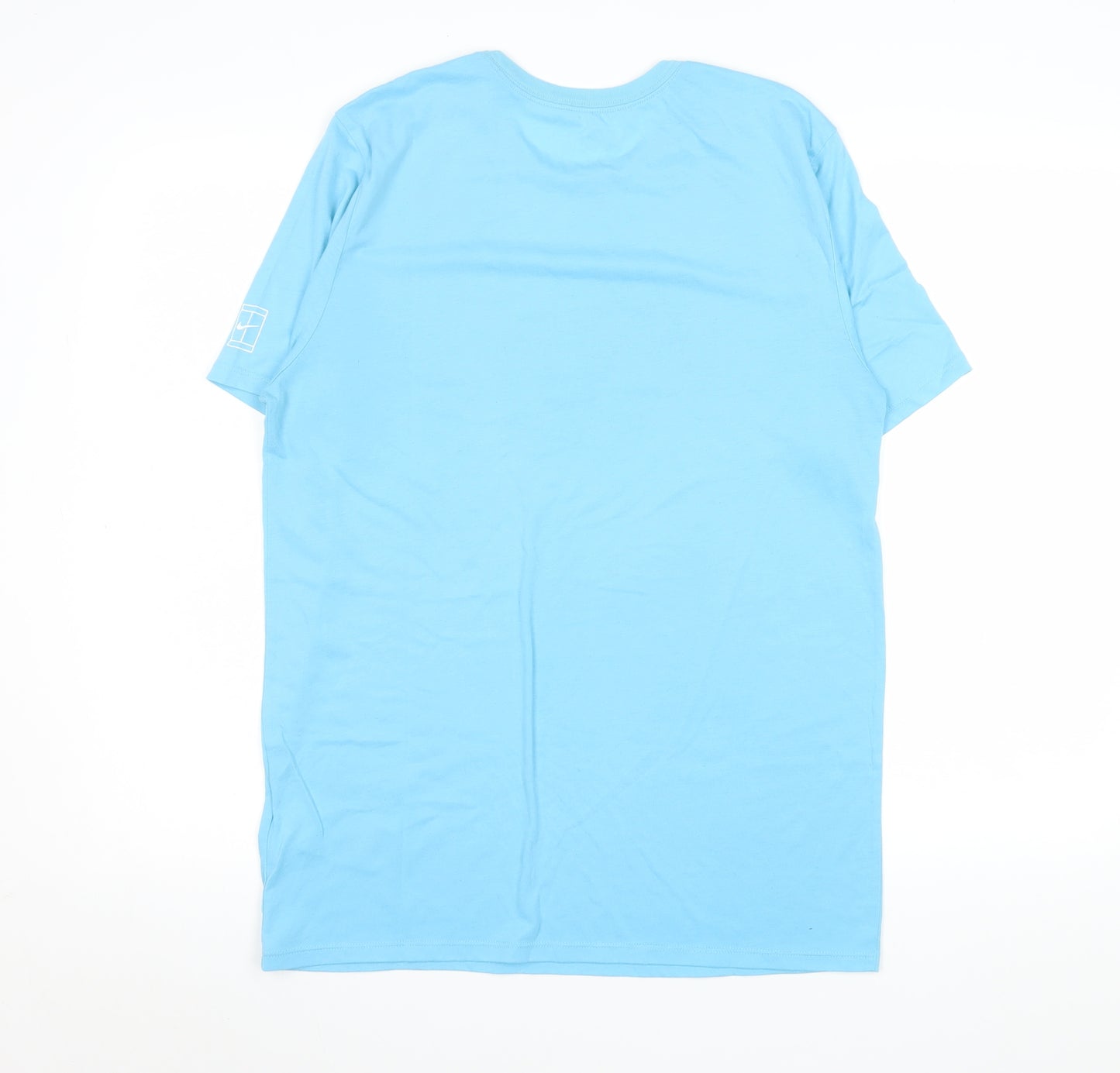 Nike Womens Blue Dri-Fit Athletic T-Shirt Medium Sports Top
